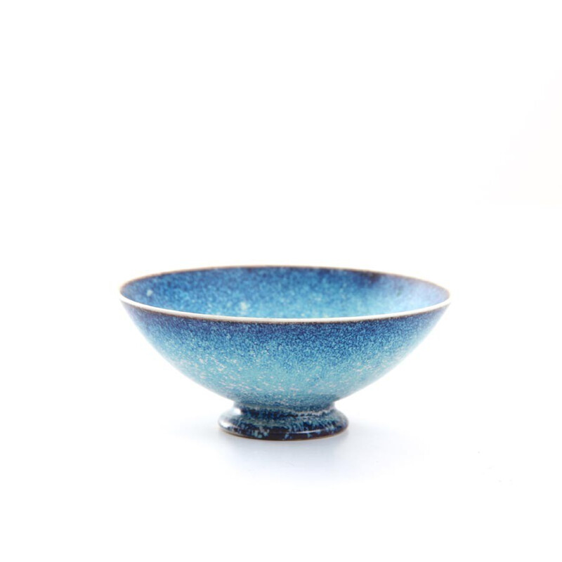 Scandinavian vintage ceramic bowl by Sven Wejsfelt, 1990