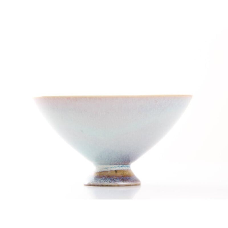 Coupe scandinave vintage en céramique de Sven Wejsfelt, 1990