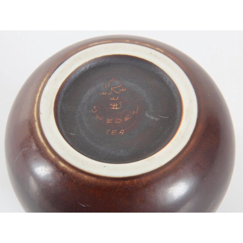 Jarrón escandinavo vintage de cerámica modelo "CEA" de Carl Harry Stahane, 1950