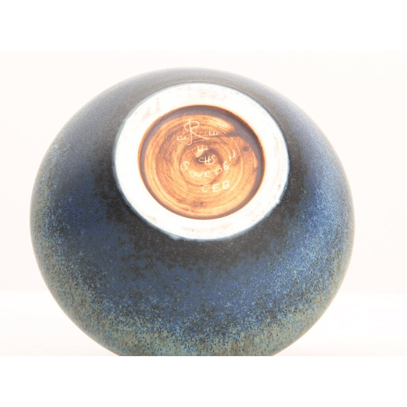 Vase scandinave vintage en céramique modèle "CEB" par Carl Harry Stalhane pour Rörstrand, 1950