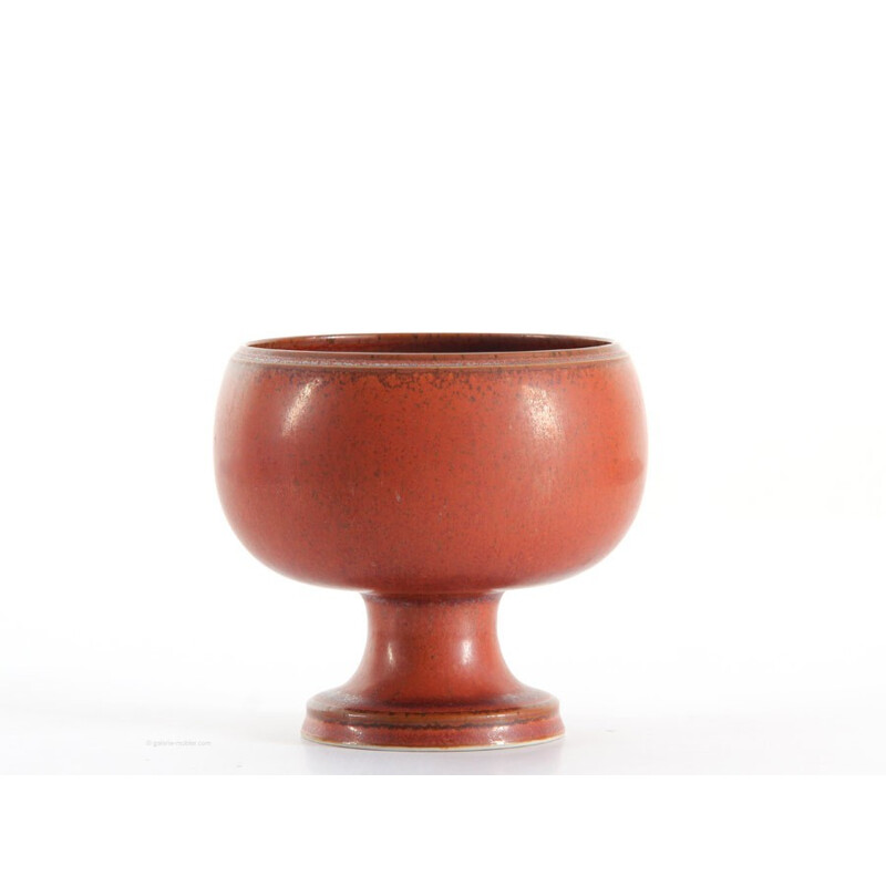 Vintage ceramic bowl by Stig Lindberg for Gustavberg, 1970
