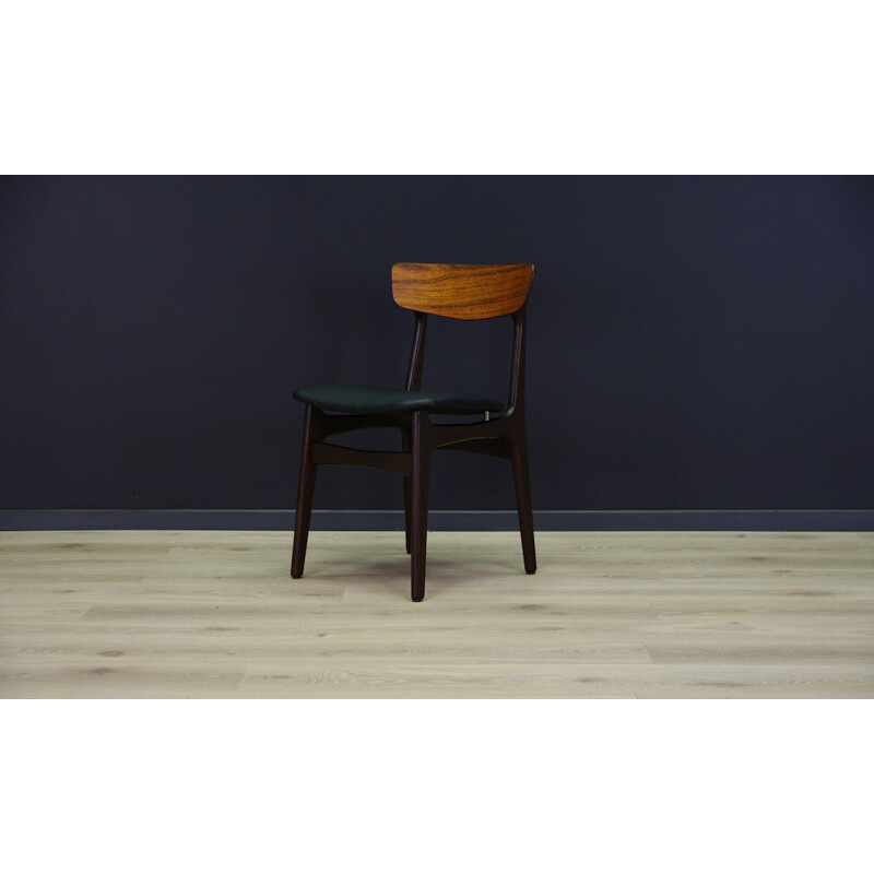 Suite de 4 chaises Retro en palissandre de Schonning&Elgaard - 1960 