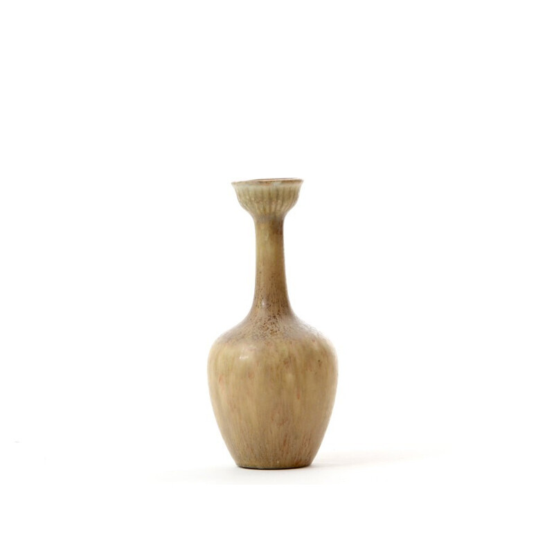 Scandinavian vintage ceramic vase model ASI by Gunnar Nylund for Rorstrand, 1960
