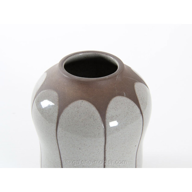 Vintage Scandinavian Biomorphic ceramic vase by Einar Johansen, 1960