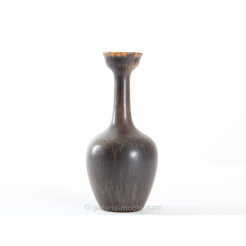 Scandinavian vintage ceramic vase model "ASI" by Gunnar Nylund for Rörstrand, 1960