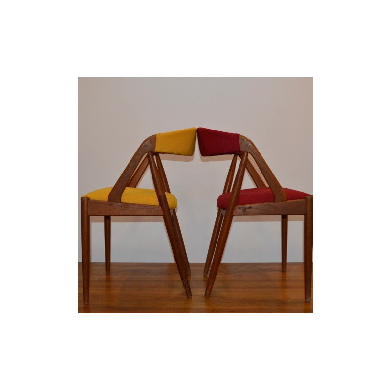 Scandinavian chairs, Kai KRISTIANSEN - 1960s