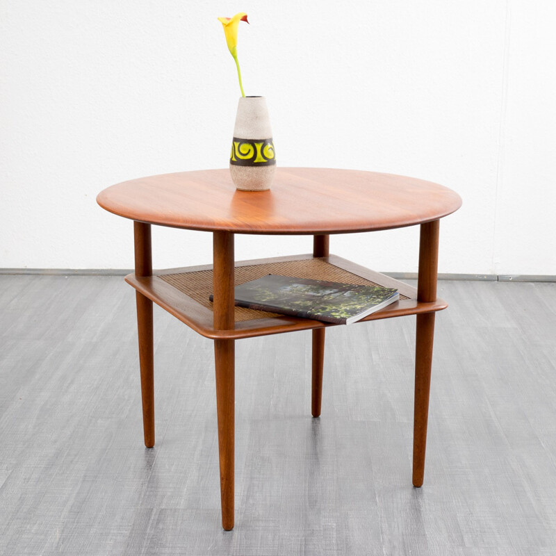 Coffee table in teak, Peter HVIDT & Orla MOLGAARD NIELSEN - 1960s