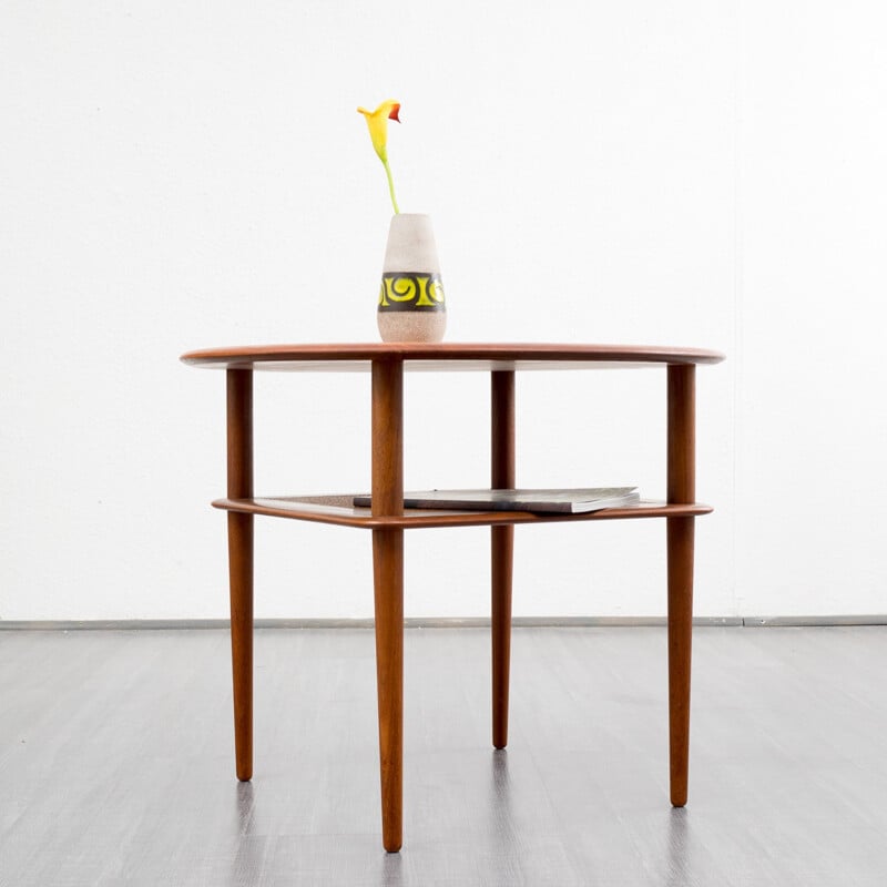 Coffee table in teak, Peter HVIDT & Orla MOLGAARD NIELSEN - 1960s