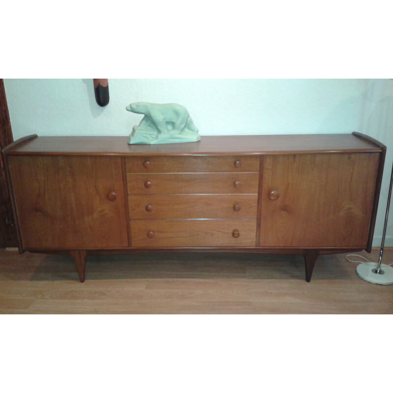 Vintage teak sideboard by Herbert for Younger - 1960s