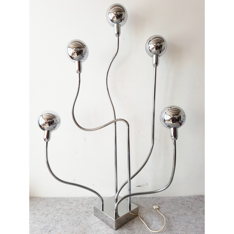 Hydra floor lamp by Pierre Folie Jacques Charpentier edition - 1970s