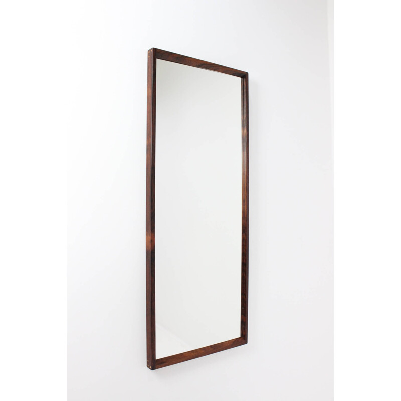 Rosewood Mirror by Aksel Kjersgaard , Denmark - 1960s