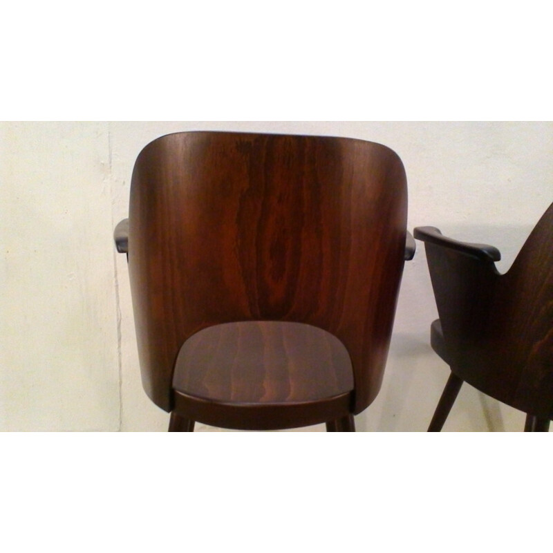 Vintage fauteuil van Oswald Haerdtl voor Thon Thonet, Tsjechoslowakije 1960