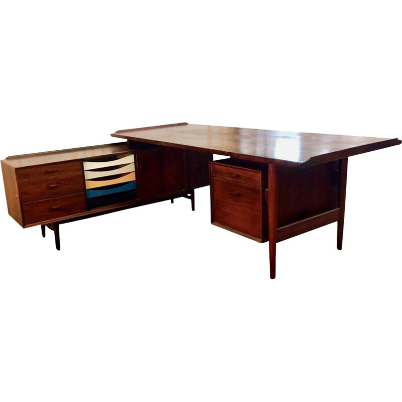 Bureau de direction en palissandre d'Arne Vodder - 1960