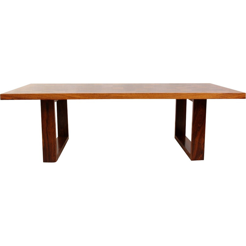 Vintage rosewood coffee table by Poul Cadovius - 1960s