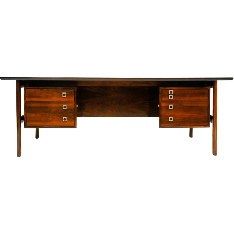 Vintage Rosewood Desk by Arne Vodder for Sibast - 1960s