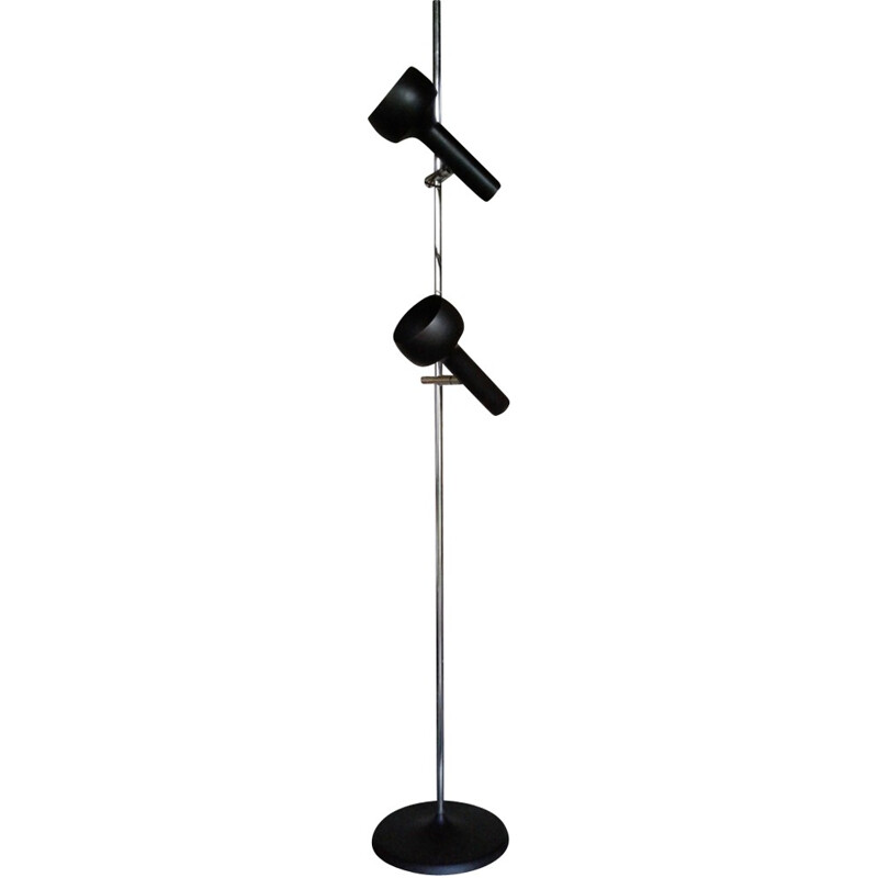 Floor lamp with two arms by Koch and Lowy for OMI - 1960s