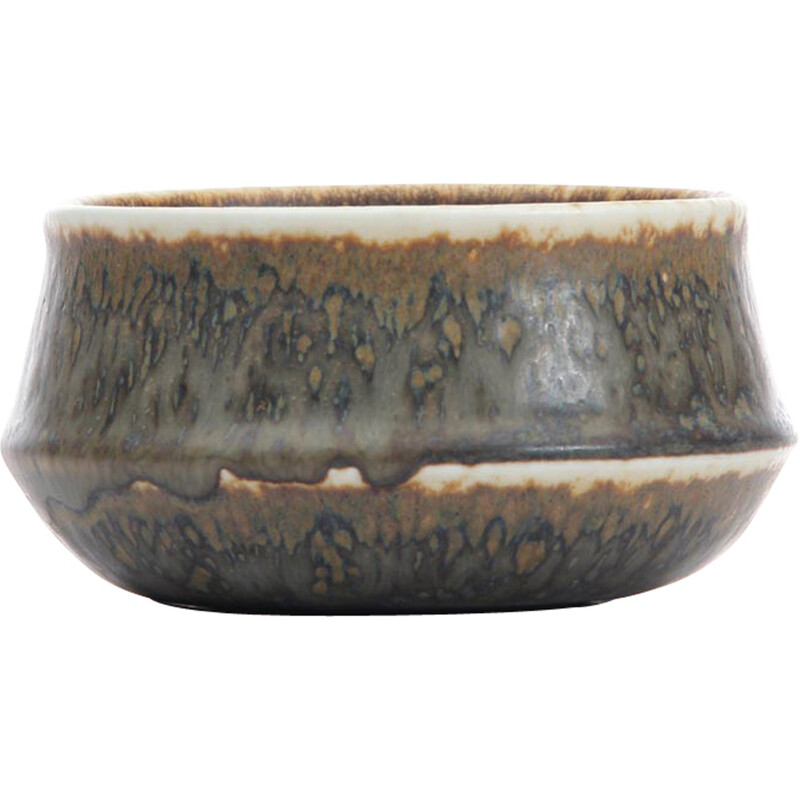 Scandinavian vintage round ceramic bowl, CEO model, 1950