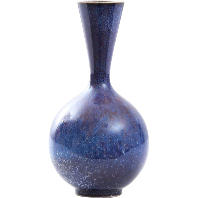 Scandinavian vintage ceramic vase by Sven Wejsfelt, 1970