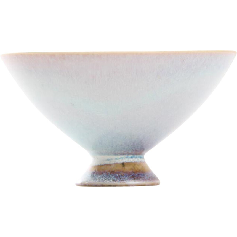 Taça de cerâmica escandinava vintage por Sven Wejsfelt, 1990