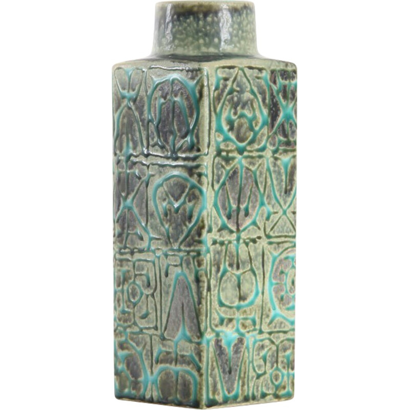 Vase vintage en céramique motif "Baca" par Nils Thorsson - 1970