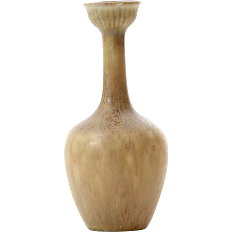 Skandinavische Vintage-Vase aus Keramik Modell ASI von Gunnar Nylund für Rorstrand, 1960