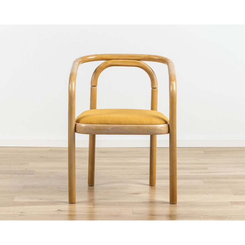 Vintage chair in beechwood by Ton - 1970s 