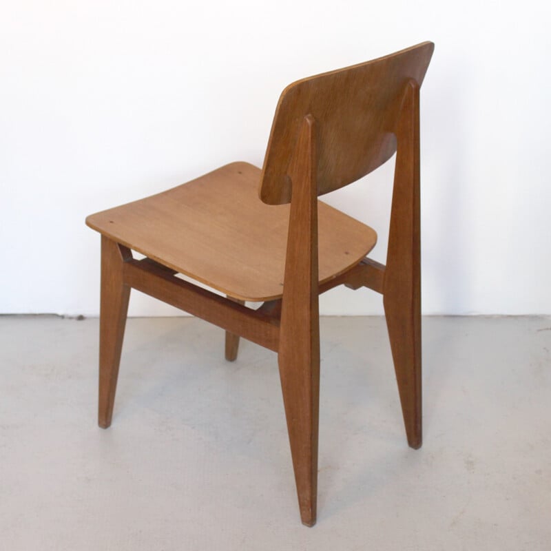 Suite de 4 chaises de Marcel Gascoin pour ARHEC-SICAM - 1950