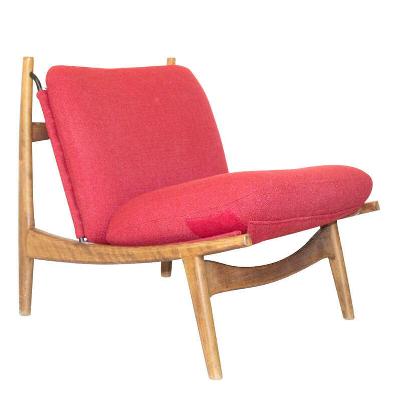 A pair of chairs by J-A Motte for Steiner - 1950s