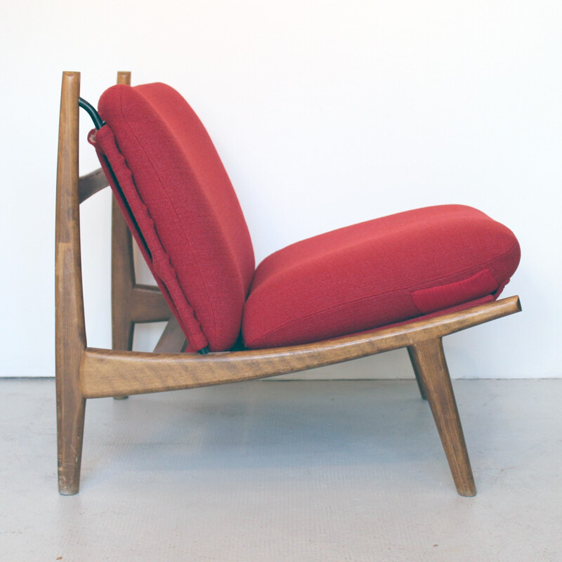 A pair of chairs by J-A Motte for Steiner - 1950s