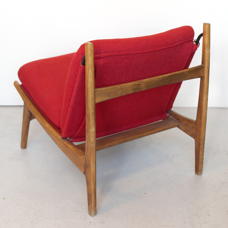 A pair of chairs by J-A Motte for Steiner - 1950s