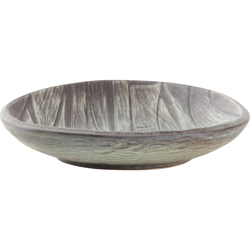 Scandinavian ceramic Triangular bowl - 1960s