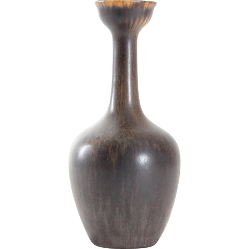 Scandinavian vintage ceramic vase model "ASI" by Gunnar Nylund for Rörstrand, 1960