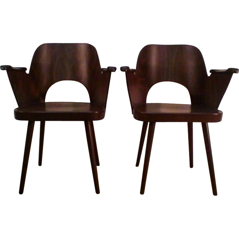 Vintage-Sessel von Oswald Haerdtl für Thon Thonet, Tschechoslowakei 1960