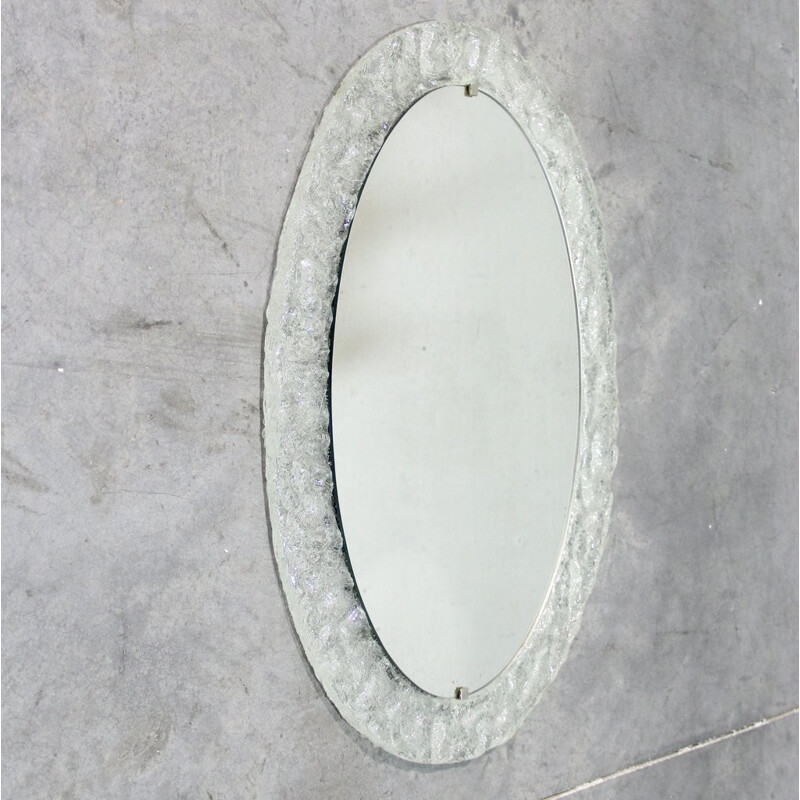 Vintage mirror in plastic and steel - 1960s