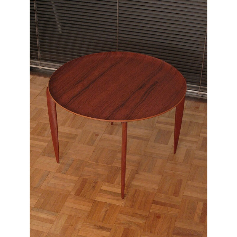 Teak Side table by Svend Age Willumsen & H. Engholm for Fritz Hansen - 1950s