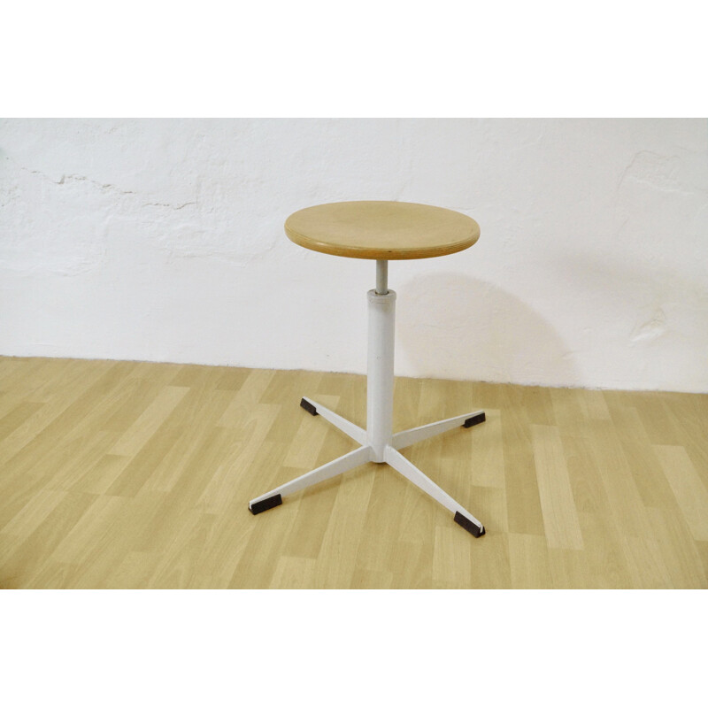 Industrial Stool in plywood - 1950s