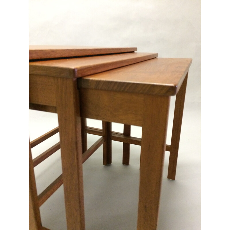 Set of Nesting Tables in Teak by Peter Hvidt and Orla Mølgaard Nielsen - 1960s