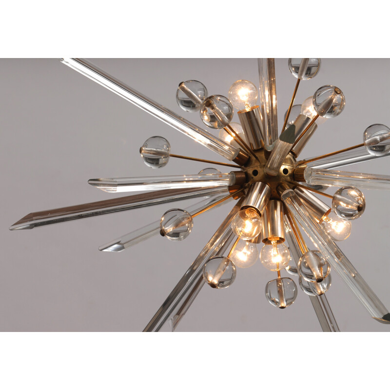 Sputnik chandelier by René Roubicek - 1970s