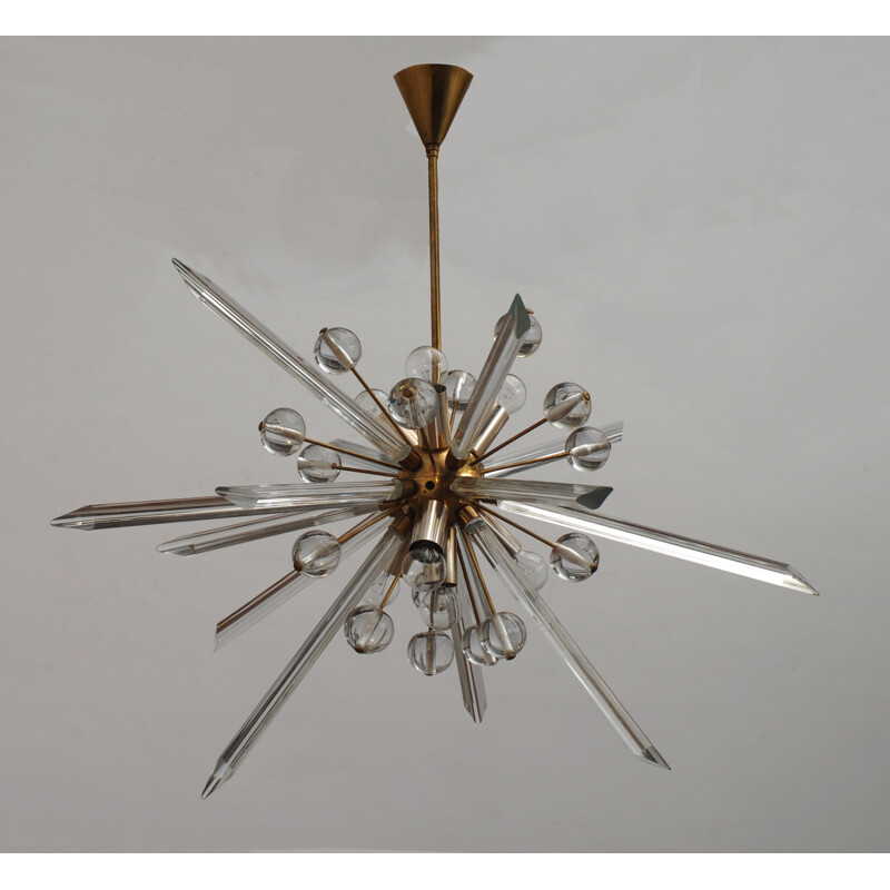 Sputnik chandelier by René Roubicek - 1970s