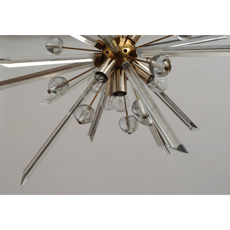 Sputnik chandelier by René Roubicek - 1970s