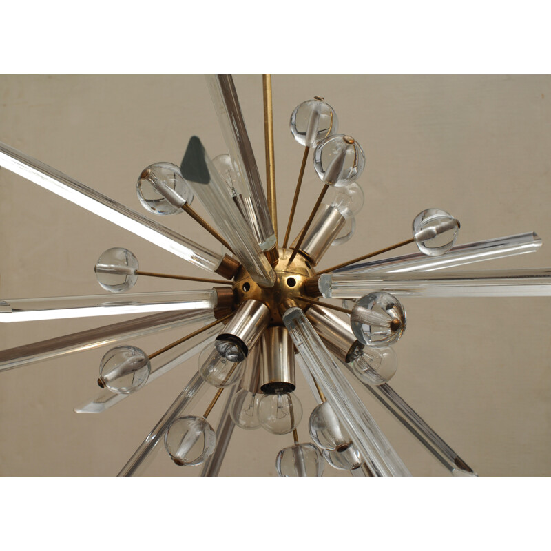 Sputnik chandelier by René Roubicek - 1970s