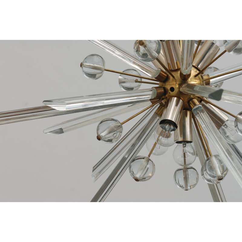 Sputnik chandelier by René Roubicek - 1970s