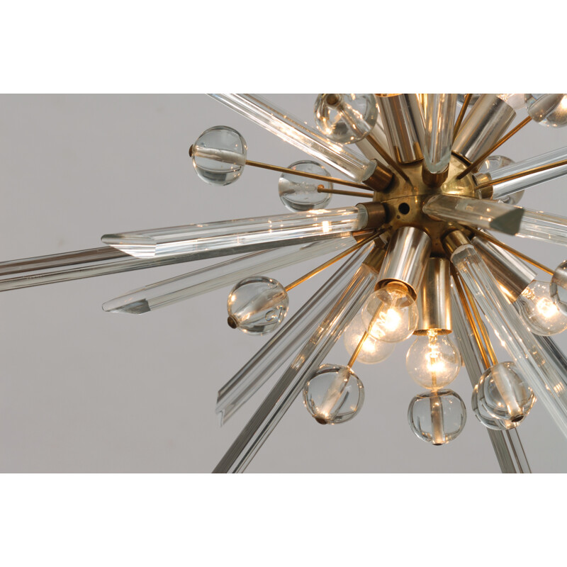 Sputnik chandelier by René Roubicek - 1970s