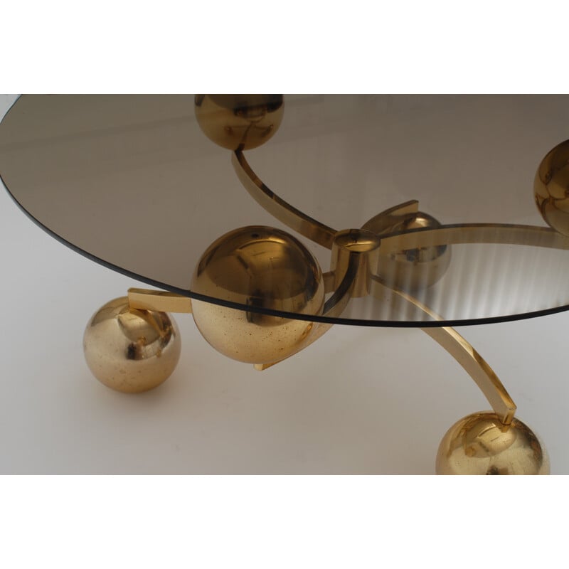 Vintage French Sputnik Coffee Table - 1970s