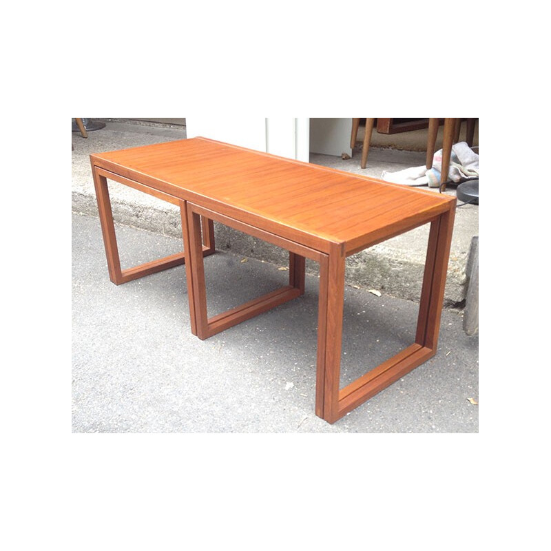 Set of 3 mid-century nested tables - 1950s