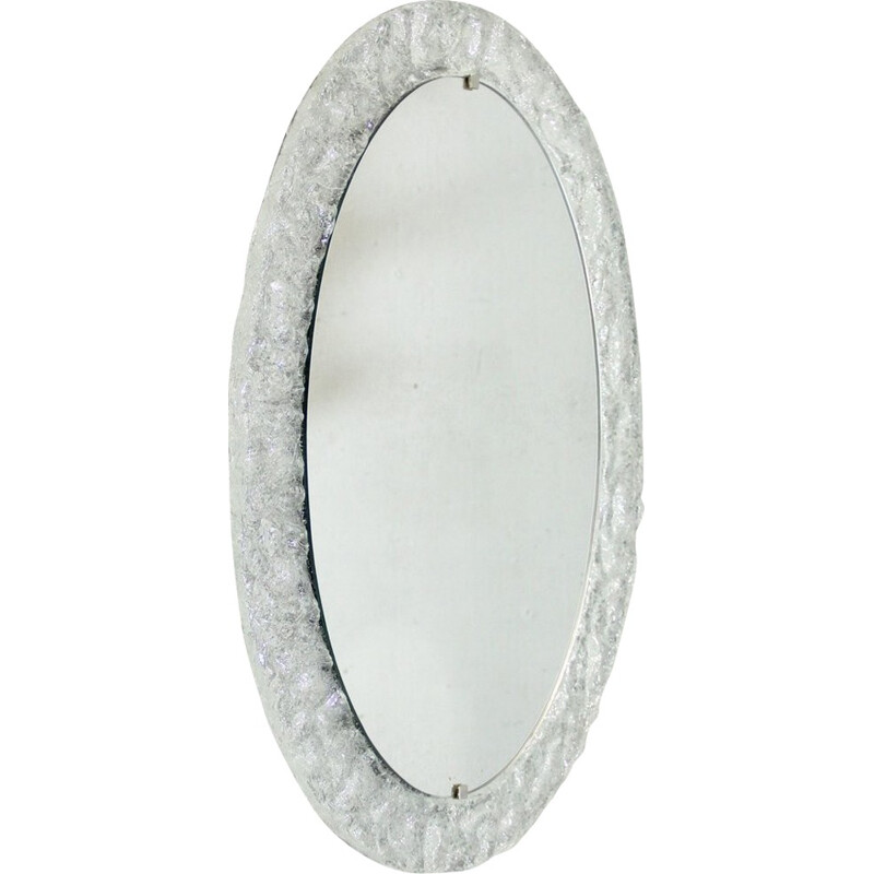 Vintage mirror in plastic and steel - 1960s