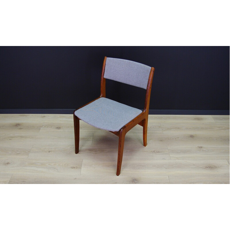 Suite de 6 chaises vintage en palissandre - 1960