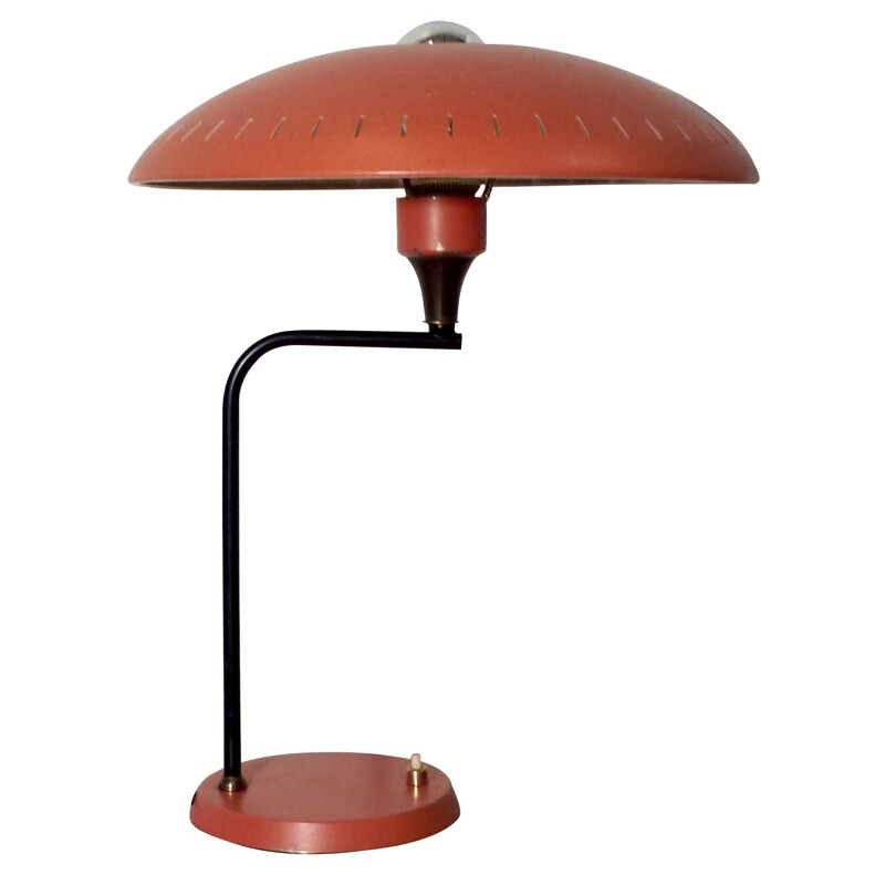 Lampe de bureau orange, Editeur PHILIPS - années 50