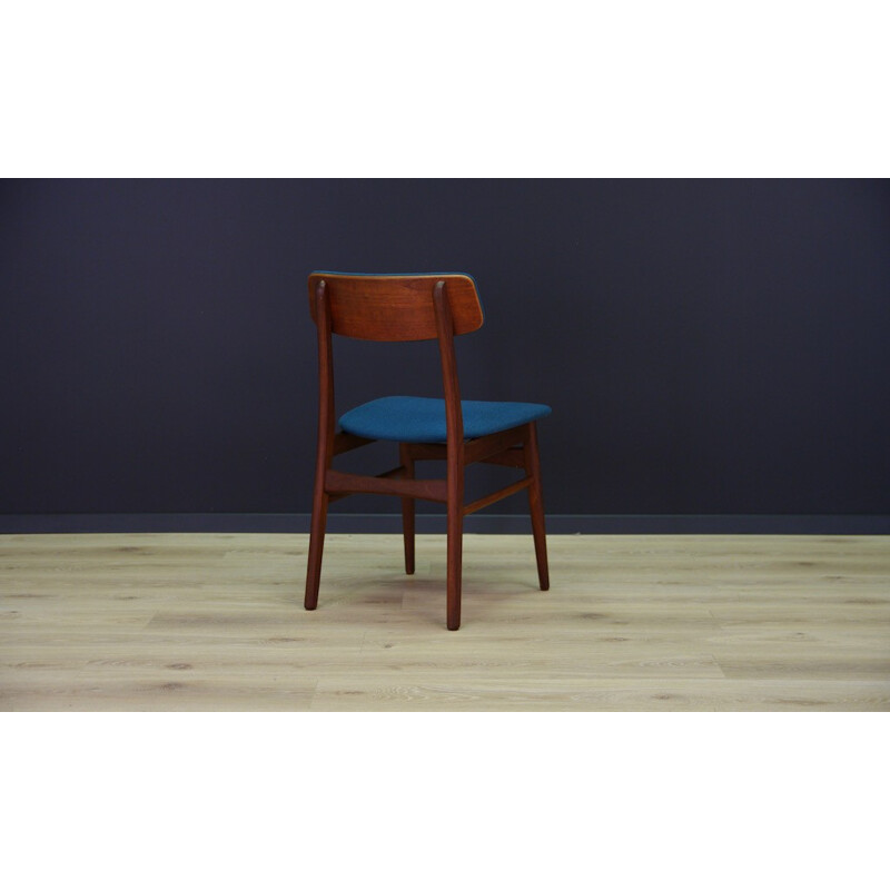 Set of 3 Vintage Danish design teak chairs - 1960s