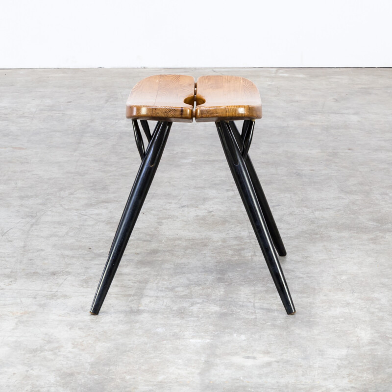 Set of 3 stools by Ilmari Tapiovaara ‘prikka’ for Laukaan Puu - 1950s